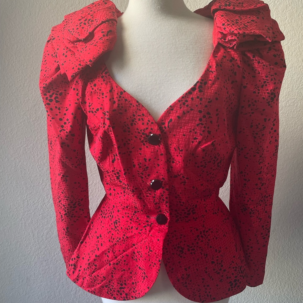 Beautiful silk red jacket